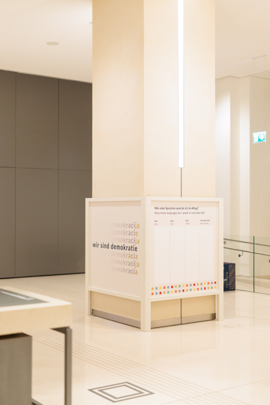 Ausstellung in der Agora