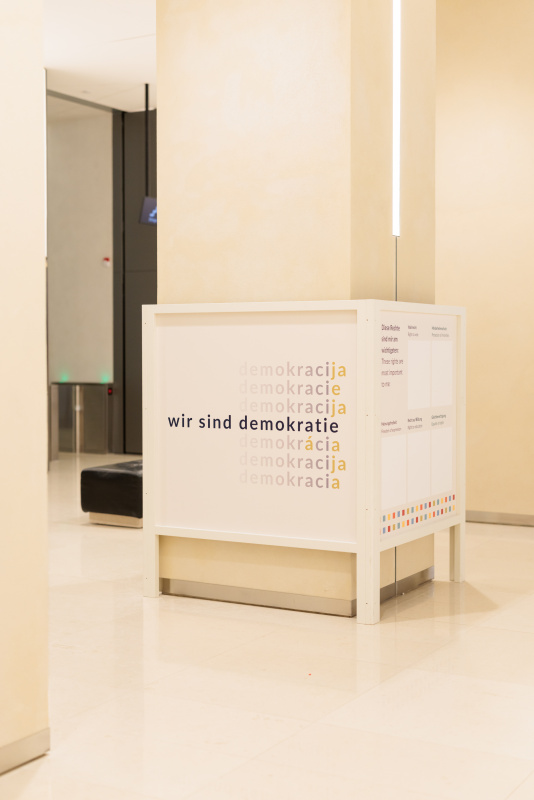 Ausstellung in der Agora