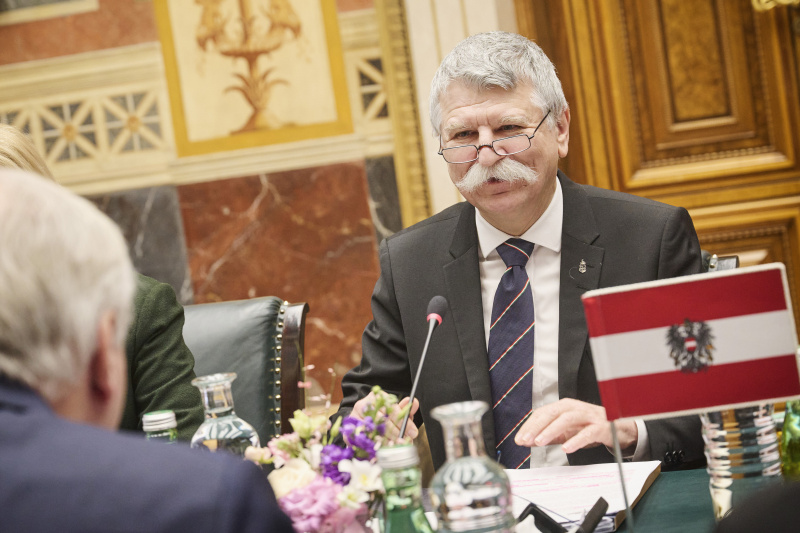 Präsident der ungarischen Nationalversammlung László Kövér