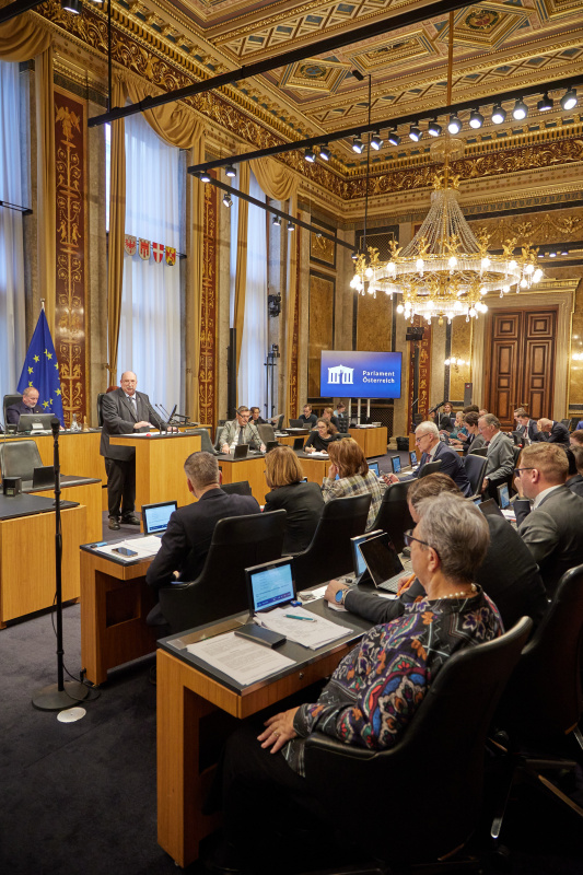 Am Rednerpult: Bundesrat Michael Bernard (FPÖ)