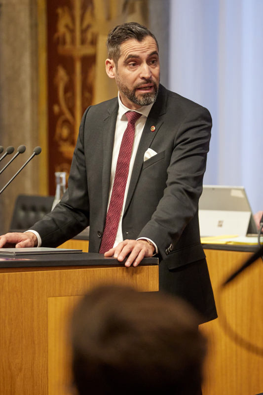 Am Rednerpult: Bundesrat Daniel Schmid (SPÖ)