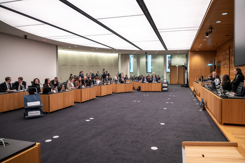 Blick in das Ausschusslokal