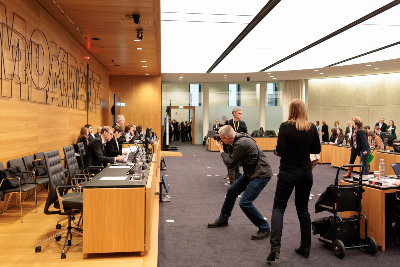 Blick in das Ausschusslokal