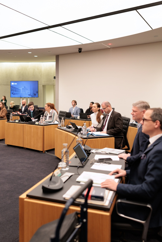 Blick Richtung Ausschussmitglieder