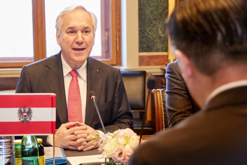 Arbeitsgespräch. Nationalratspräsident Walter Rosenkranz (FPÖ)
