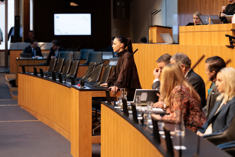 Am Rednerinnenpult: Nationalratsabgeordnete Lisa Schuch-Gubik (FPÖ)