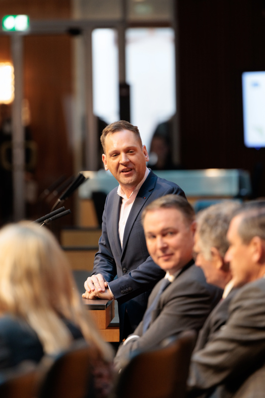 Am Rednerpult: Klubobmann Philip Kucher (SPÖ)