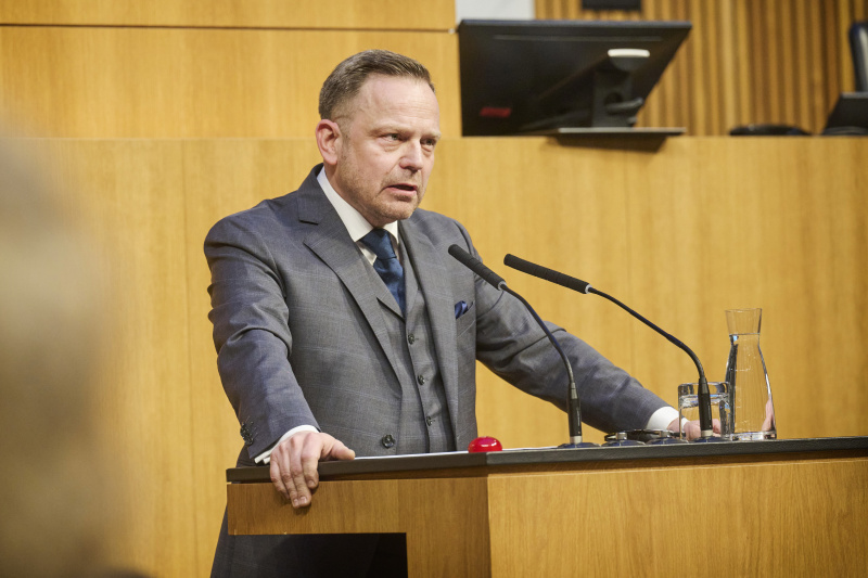 Keynote „Die Pflicht der Gegenwart“.  Präsident der Israelitischen Kultusgemeinde für die Bundesländer Salzburg, Steiermark und Kärnten Elie Rosen