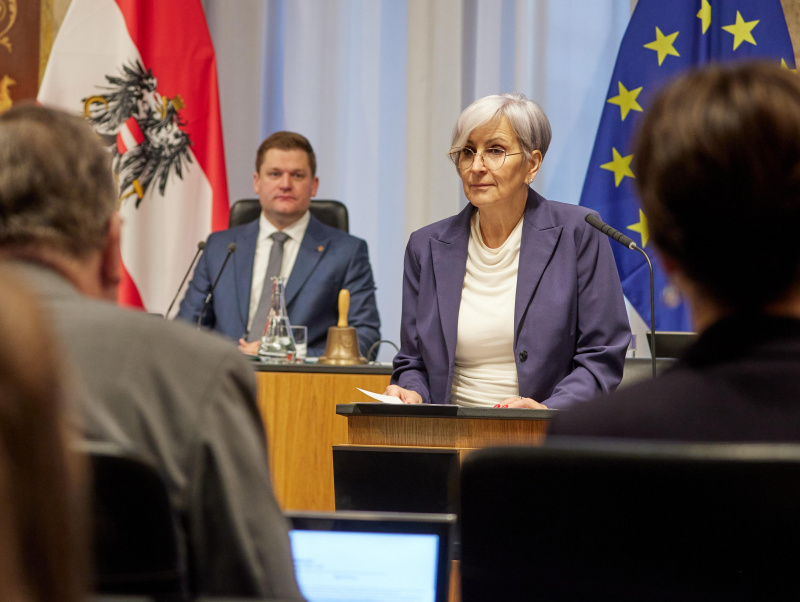 Stellungnahme Justizministerin Anna Sporrer (SPÖ)