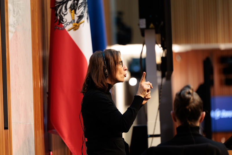 Gebärdendolmetscherin