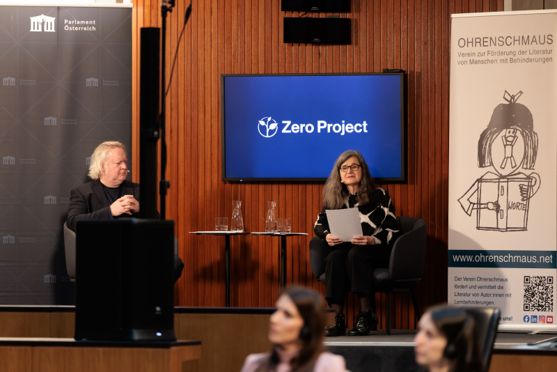 Gregor Seberg, Schauspieler und Maria Hofstätter, Schauspielerin bei den Lesungen