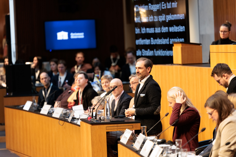 Christian Ragger, Abgeordneter Nationalrat (FPÖ), Einleitung zur Projektvorstellung "Inclusion in Public Hospitals"