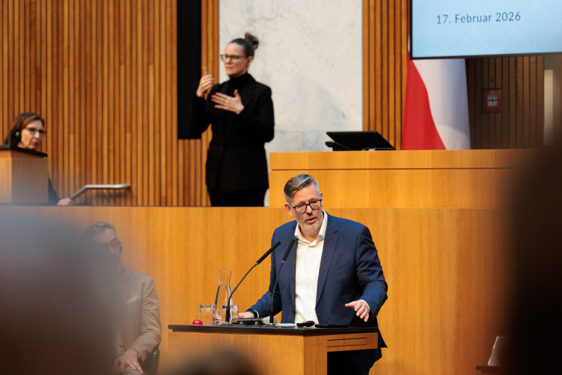 Ralph Schallmeiner, Abgeordneter zum Nationalrat (GRÜNE), Einleitung zur Projektsvorstellung "Free Speech Therapy Tool For Children Using Games and Music"