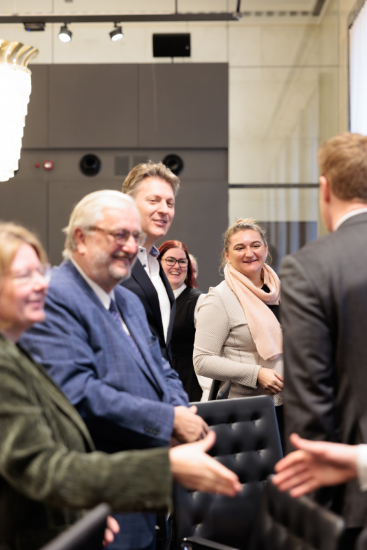 Von links: Bundesrat Christian Matznetter (SPÖ), Nationalratsabgeordneter Markus Tschank (FPÖ)