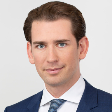 Portraitfoto von Sebastian Kurz