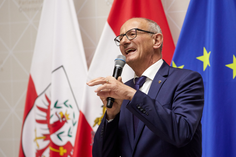 Grußworte Landeshautpmann von Tirol Anton Mattle (ÖVP)
