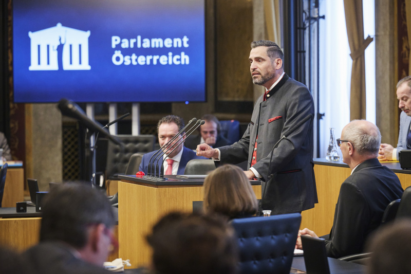 Am Rednerpult Bundesratsvizepräsident Daniel Schmid (SPÖ)