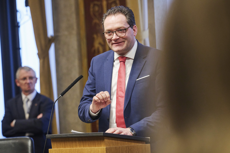 Am Rednerpult Landwirtschaftsminister Norbert Totschnig (ÖVP)