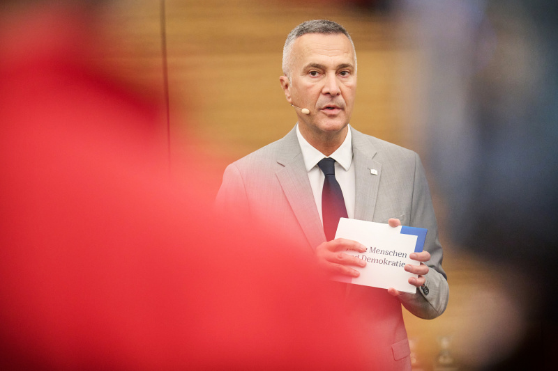 Moderation Sprecher der Parlamentsdirektion Karl-Heinz Grundböck