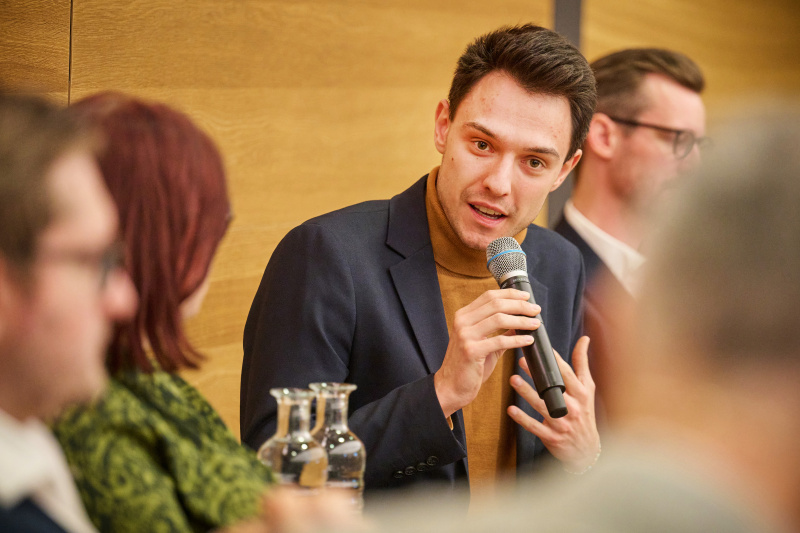 Podiumsdiskussion. Nationalratsabgeordneter Paul Stich (SPÖ)