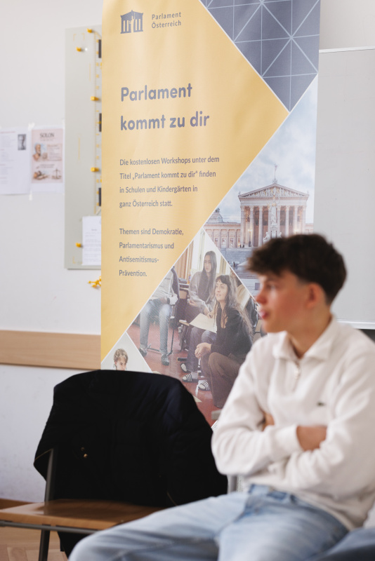 Schülerinnen und Schüler im Workshop