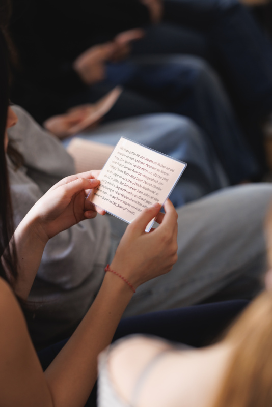 Schülerinnen und Schüler im Workshop