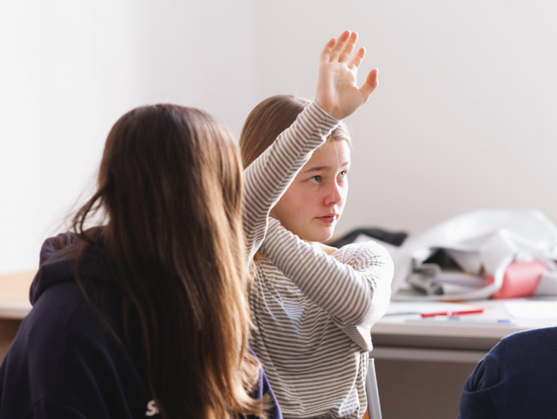 Schülerinnen im Workshop