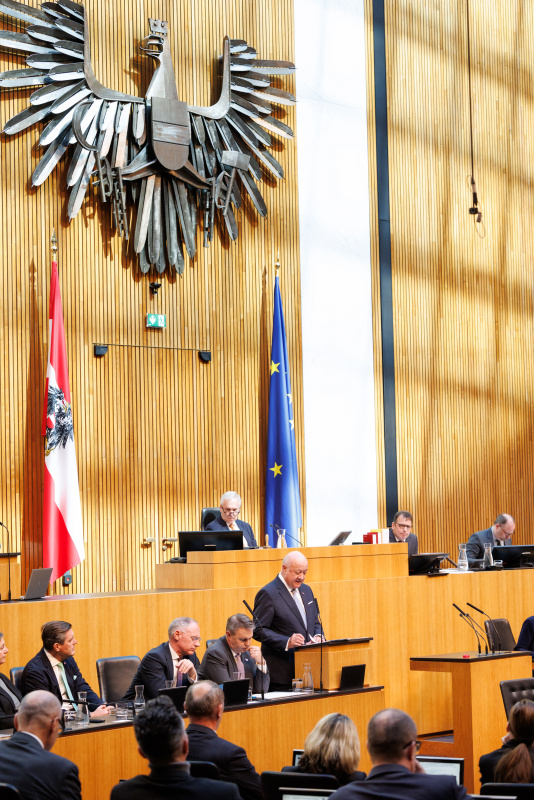 Erklärung des Bundeskanzlers Christian Stocker (ÖVP)