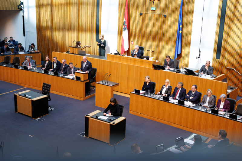 Erklärung des Bundeskanzlers Christian Stocker (ÖVP)