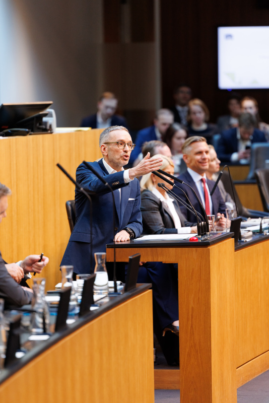 Klubobmann Herbert Kickl (FPÖ) am Wort