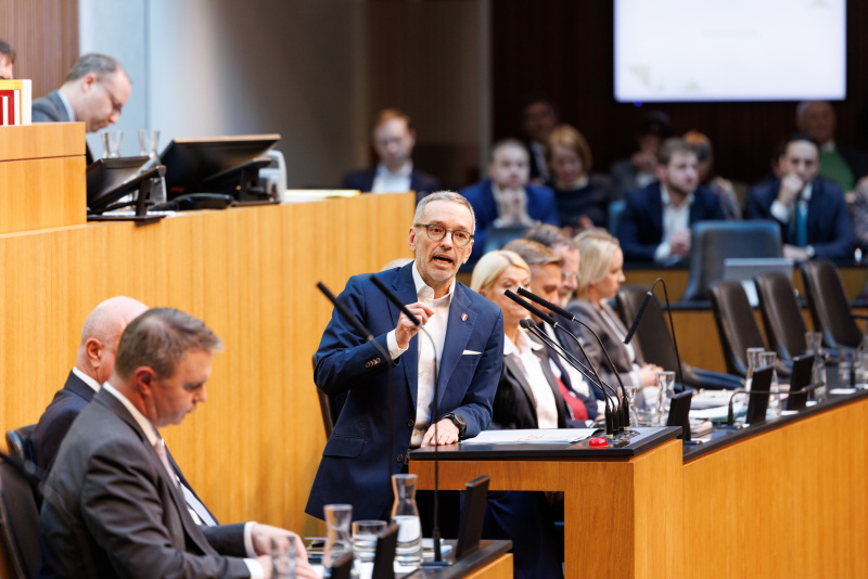 Klubobmann Herbert Kickl (FPÖ) am Wort