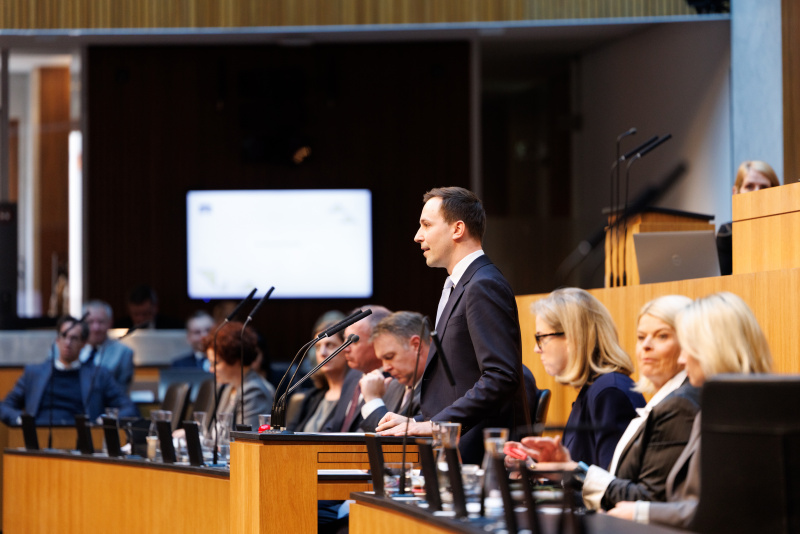 Nationalratsabgeordneter Nico Marchetti (ÖVP) am Wort