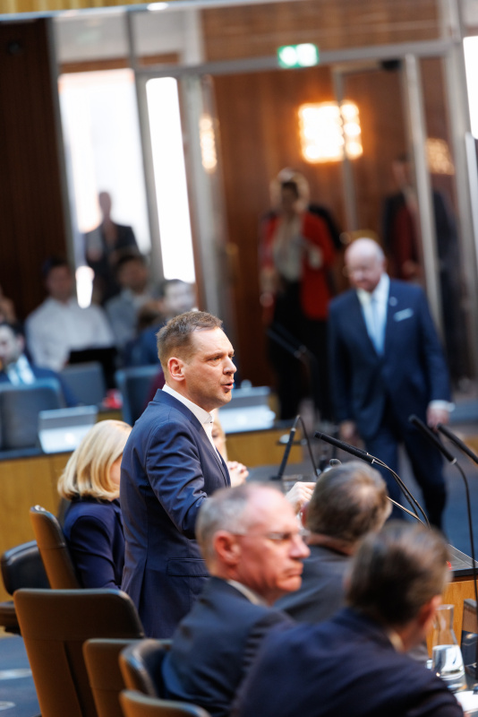 Klubobmann Philip Kucher (SPÖ) am Wort