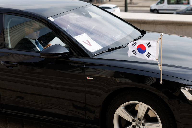 Ankunft mit dem Auto