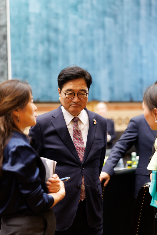 Präsident der Nationalversammlung der Republik Korea Won-shik Woo