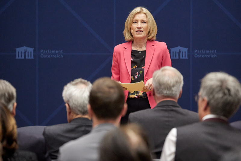 Moderation Herausgeberin Kurier Martina Salomon