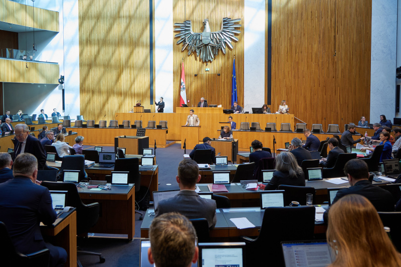 Am Rednerpult: Nationalratsabgeordneter Lukas Hammer (GRÜNE)