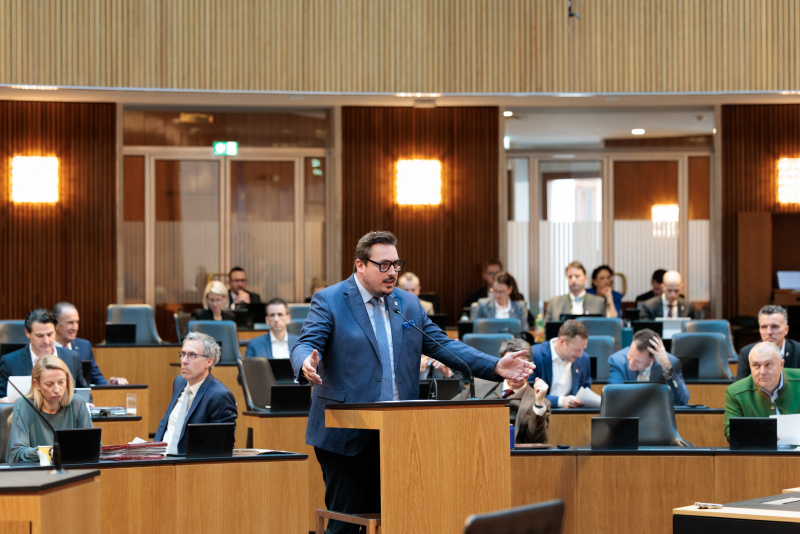 Am Wort: Nationalratsabgeordneter Christoph Steiner (FPÖ)