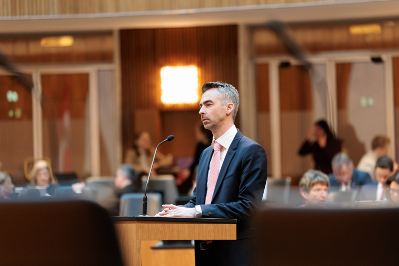 Am Wort: Nationalratsabgeordneter Christoph Pramhofer (NEOS)