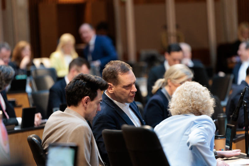 Nationalratsabgeordneter Philip Kucher (SPÖ) im Gespräch