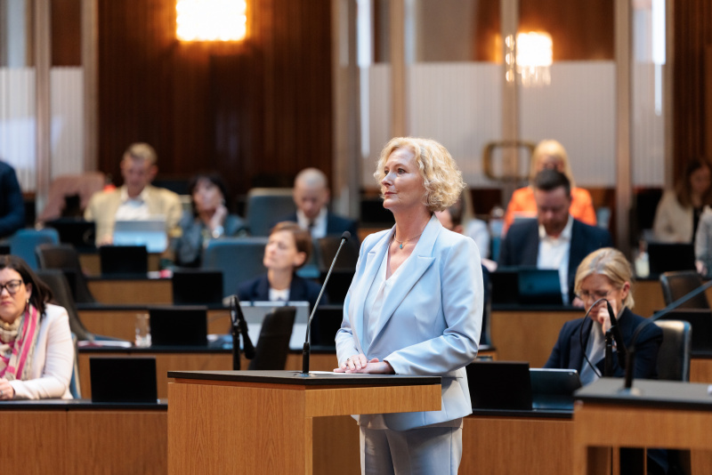 Am Wort: Nationalratsabgeordnete Karin Greiner (SPÖ)