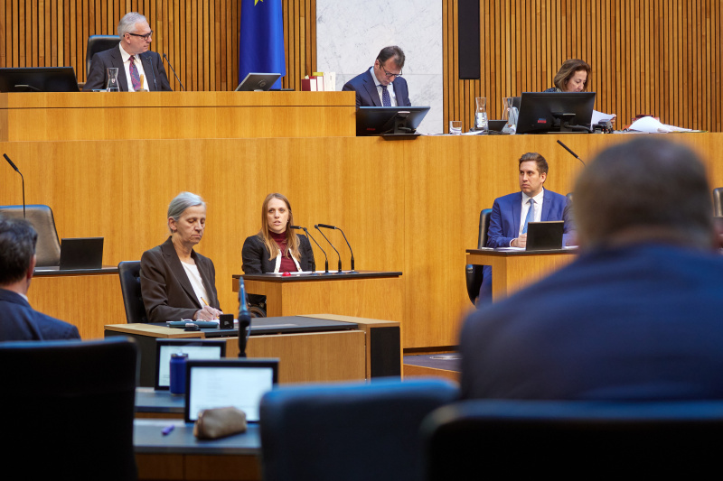 Am Rednerinnenpult: Nationalratsabgeordnete Kira Grünberg (ÖVP)