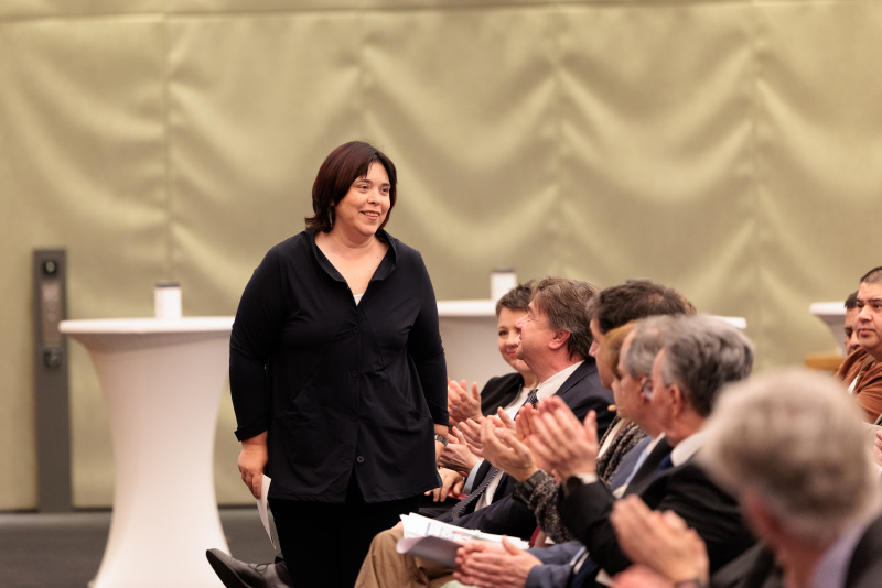 Begrüßung von Nationalratsabgeordneter Agnes Totter (ÖVP)