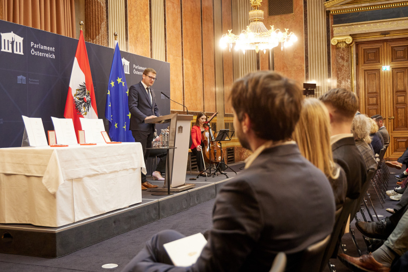 Begrüßung und Eröffnungsworte Bundesratspräsident Markus Stotter (ÖVP)