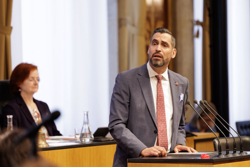 Am Rednerpult: Bundesrat Daniel Schmid (SPÖ)