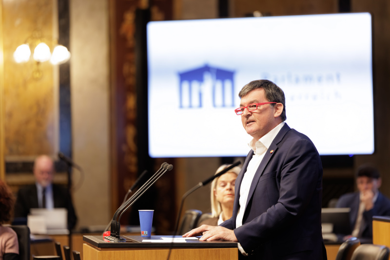 Am Rednerpult: Bundesrat Michael Wanner (SPÖ)