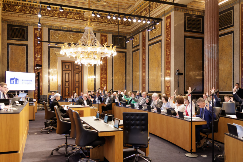 Blick Richtung Bundesratsmitglieder