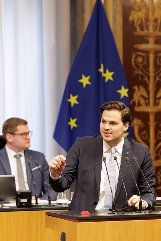 Am Rednerpult: Bundesrat Sebastian Stark (ÖVP)