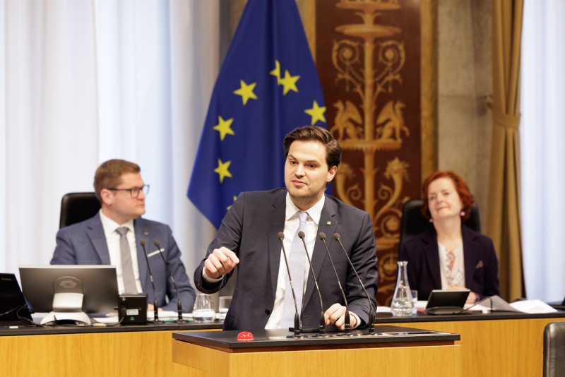 Am Rednerpult: Bundesrat Sebastian Stark (ÖVP)