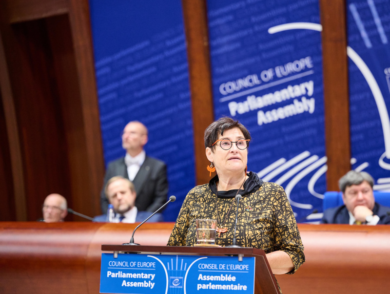 Am Rednerpult Petra Bayr (SPÖ) bei ihrer Antrittsrede